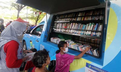 Mobil Perpustakaan Keliling Kembali Beroperasi di Tempat Umum