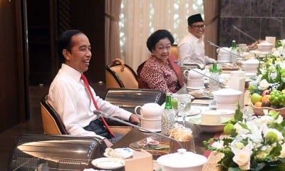 Jelang Reshuffle Kabinet, Presiden Joko Widodo Makan Siang Dengan Ketua Umum Parpol