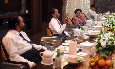 Jelang Reshuffle Kabinet, Presiden Joko Widodo Makan Siang Dengan Ketua Umum Parpol