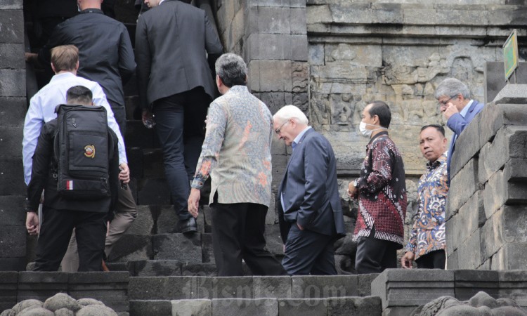 Presiden Jerman Kunjungi Candi Borobudur