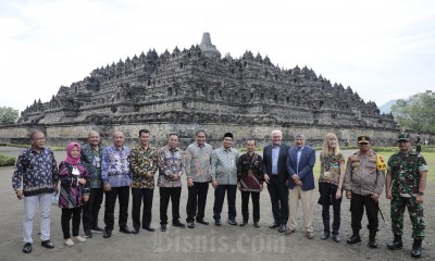 Presiden Jerman Kunjungi Candi Borobudur