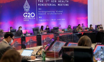 Menteri Kesehatan Anggota G20 Berkumpul di Yogyakarta Bahas Penanganan Pandemi