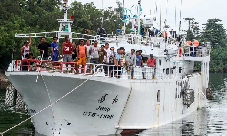 TNI AL Berhasil Menangkap Kapal Ikan Asing Berbendera Taiwan di Perairan Aceh