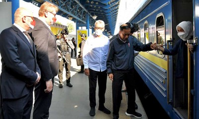 Jokowi Tiba di Ukraina Setelah Menempuh Perjalanan 11 Jam Dengan Kereta Luar Biasa