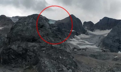 Ini Glester Es di Pegunungan Alpen Italia Yang Runtuh dan Menewaskan Enam Pendaki