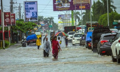 Banjir Rendam Sejumlah Wilayah di Kota Banjarmasin Kalimatan Selatan