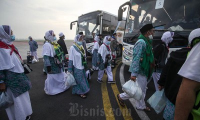 Kedatangan Jamaah Haji Surabaya