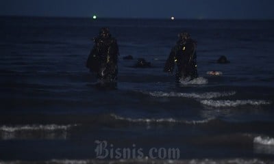 Puskopaska Gelar Latihan Peperangan Laut