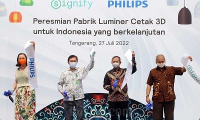 Signify Resmikan Pabrik Luminer Cetak 3D di Indonesia