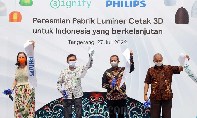 Signify Resmikan Pabrik Luminer Cetak 3D di Indonesia