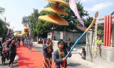 Sakralnya Kirab Ritual Agung Jayabaya di Kawasan Petilasan raja Sri Aji Jayabaya