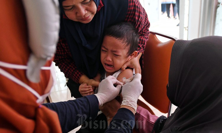 Pelaksanaan Bulan Imunisasi Anak Nasional di Jakarta