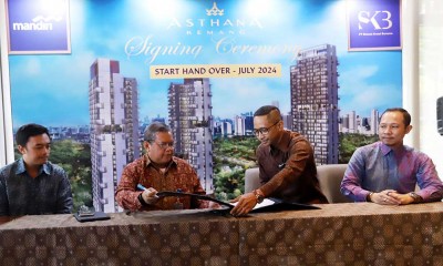 Bank Mandiri Mendukung Penyelesaian Pembangunan Asthana Kemang