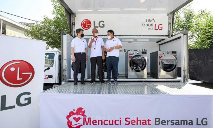PT LG Electronics Indonesia Bekolaborasi Dengan PMI Gelar Acara Mencuci Sehat Bersama LG