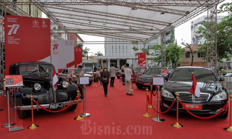 Mobil Kepresidenan Dari Tujuh Periode Presiden Dipajang di Gedung Sarinah