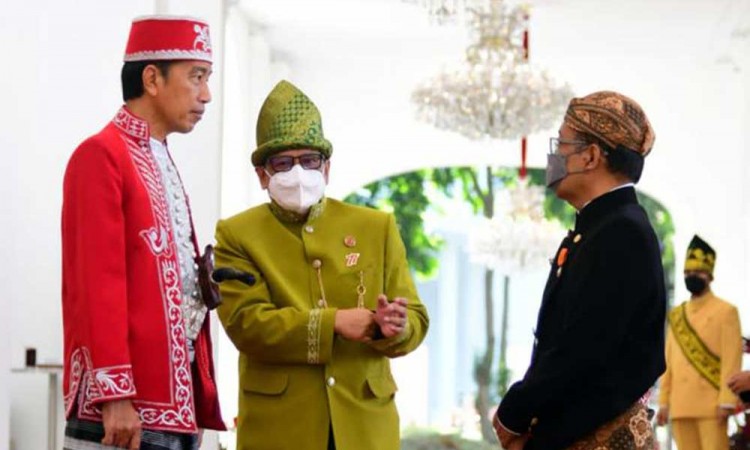 Presiden Jokowi Kenakan Baju Adat Buton Pada HUT ke-77 Kemerdekaan RI