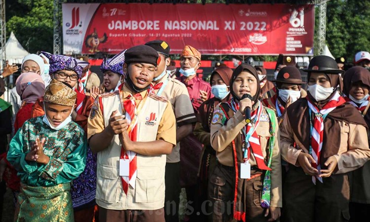 Presiden Jokowi Kunjungi Jambore Nasional Gerakan Pramuka