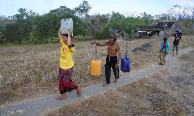 Sejumlah Desa di Situbondo Jawa Timur Kekurangan Air Bersih