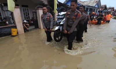 Permukiman Warga di Palu Terendam Banjir Akibat Tingginya Intensitas Hujan