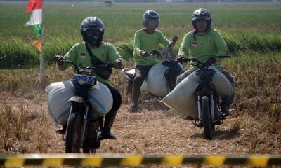 Lomba Motor Ojek Gabah di Kabupaten Batang