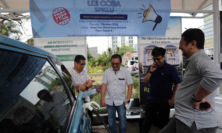 ICM Sediakan Stasiun Pengisian Kendaraan Listrik di Apartemen Kelolaan