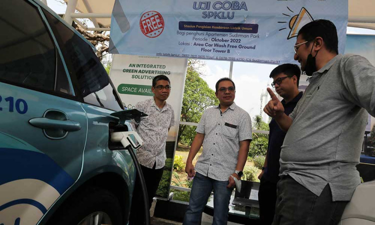ICM Sediakan Stasiun Pengisian Kendaraan Listrik di Apartemen Kelolaan