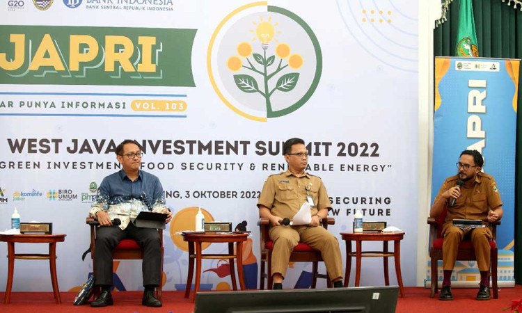 Jabar Tawarkan 32 Proyek Investasi di Forum WJIS