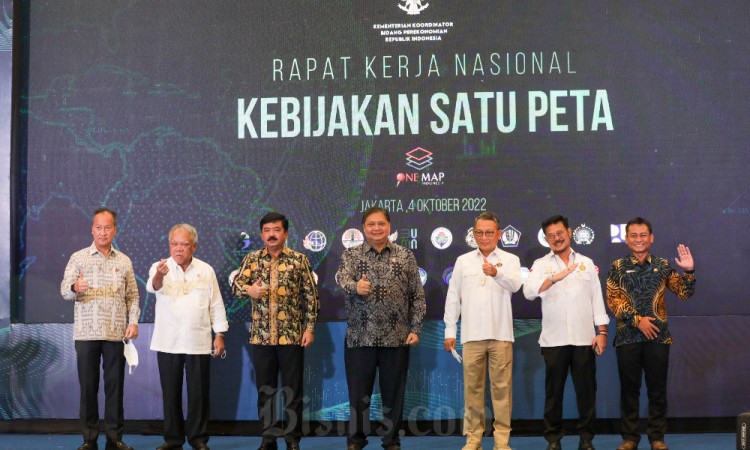 Pemerintah Gelar Rakernas Kebijakan Satu Peta 