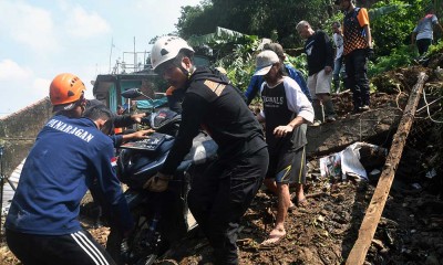 Satu Warga Tewas Akibat Tertimpa Tanah Longsor di Kota Bogor