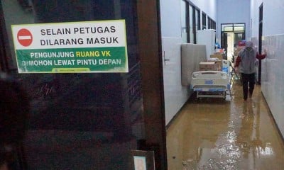 Banjir Bandang Rendam Satu Gendung RSUD dr. Soedomo di Trenggalek