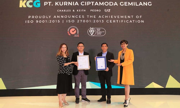 PT Kurnia Ciptamoda Gemilang Terima Sertifikat ISO 9001:2015 dan ISO 27001:2013