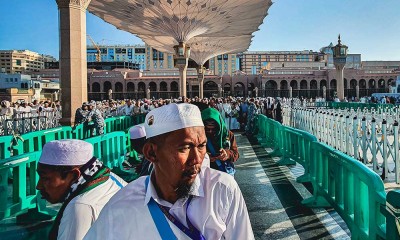 Suasana Ziarah Makam Nabi Muhammad SAW di Masjid Nabawi