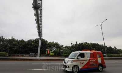 Gantry Pembayaran MLFF Sudah Dipasang di Jalan Tol JORR