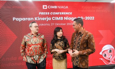 Bank CIMB Niaga Catatkan Laba Sebelum Pajak Sebesar Rp5 Triliun Pada Triwulan III/2022