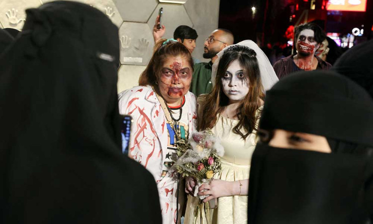 Keseruan Pesta Halloween di Riyadh Arab Saudi