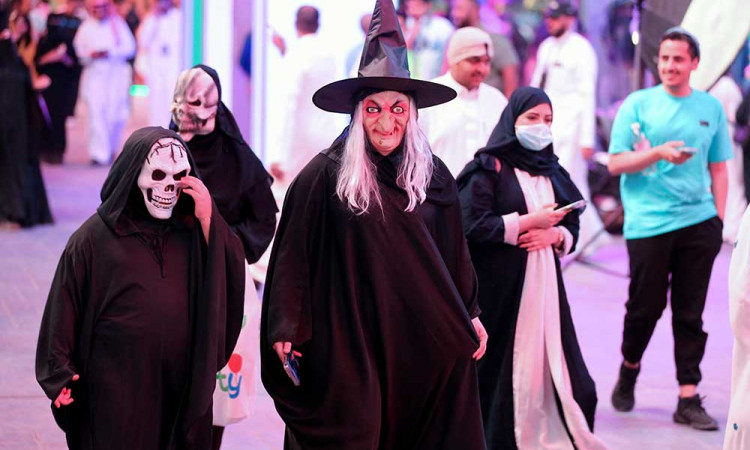 Keseruan Pesta Halloween di Riyadh Arab Saudi