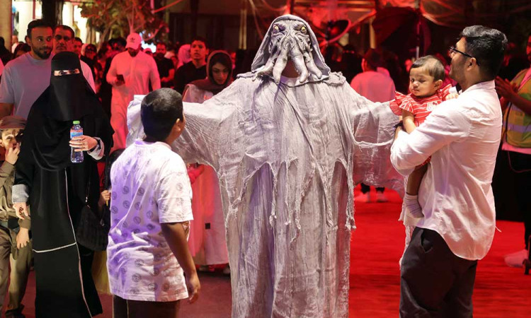 Keseruan Pesta Halloween di Riyadh Arab Saudi