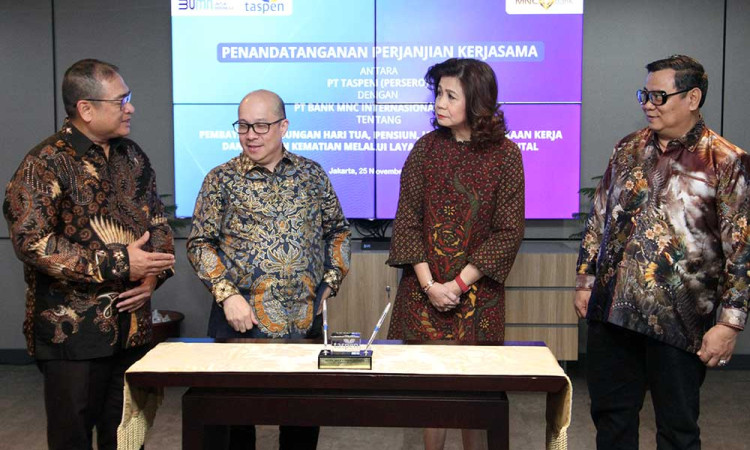 MotionBanking milik MNC Bank (BABP) Resmi Menjadi Mitra Bayar Digital Pertama PT Taspen (Persero)