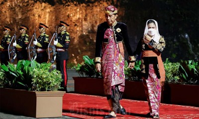 Kemegahan Gala Dinner Delegasi G20 di Taman Budaya Garuda Wisnu Kencana