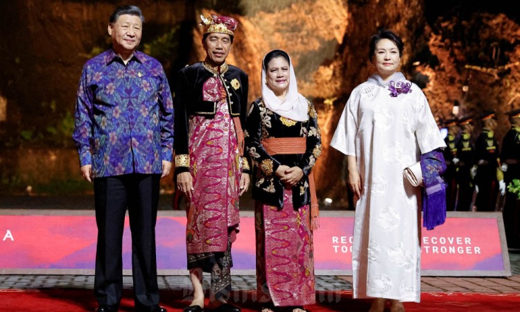 Kemegahan Gala Dinner Delegasi G20 di Taman Budaya Garuda Wisnu Kencana