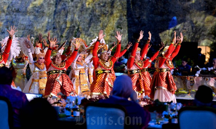 Pertunjukan Musik dan Tarian Tradisional Hibur Pemimpin G20 di Gala Dinner 