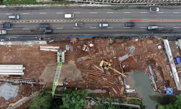 Proyek Penanganan Banjir Pada Ruas Tol Pondok Aren - Serpong KM 8+000