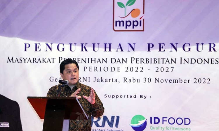Erick Thohir Hadiri Pengukuhan Pengurus DPP MPPI Periode 2022-2027