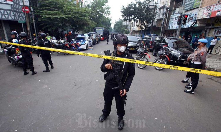 Suasana Terkini di Polsek Astana Anyar Bandung Setelah Ada Ledakan Bom Bunuh Diri
