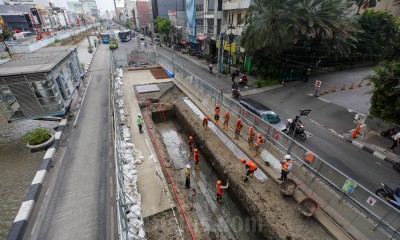 Pembangunan D-Wall Stasiun MRT Jakarta Kota Mulai Dilakukan