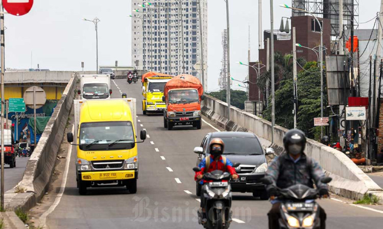 Dishub Bekasi Melarang Truk Melintasi Jalan Layang Rawapanjang
