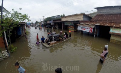 Intensitas Hujan Tinggi, Ribuan Rumah di Makassar Terendam Banjir