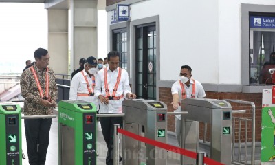 Presiden Jokowi Resmikan Proyek Stasiun Manggarai 