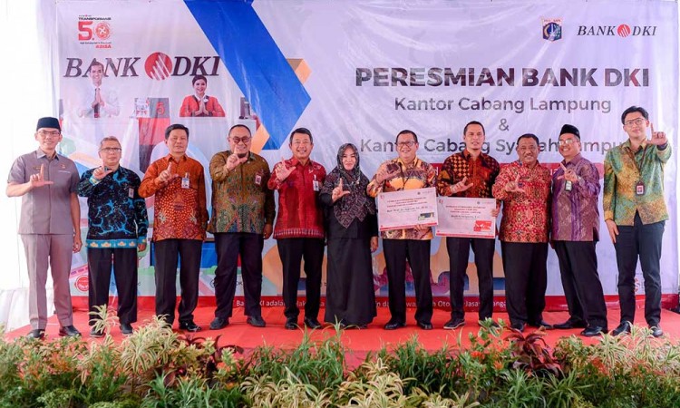 Bank DKI Resmikan Kantor Cabang Lampung dan Kantor Cabang Syariah Lampung