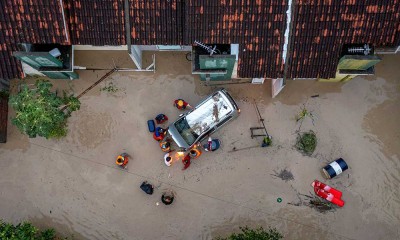 Banjir Bandang Terjang Perumahan di Semaranga